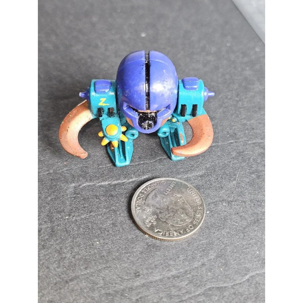 Vtg ZBots HALFBAK original 1993 Galoob Z Bots Bitebot figure micro machine